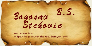 Bogosav Steković vizit kartica